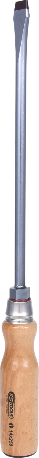 KS Tools ERGOTORQUE WOOD Schlitz-Schraubendreher - 300.1008