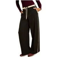 Love & Roses Stoffhose Love & Roses Hose mit weitem Bein, Regular (1-tlg)