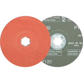 PFERD TOOLS COMBICLICK Korund Fiberscheibe für Edelstahl - 64191118