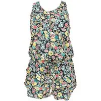 Guru-Shop Hose & Shorts Kurzer luftiger Overall im Hippiestyle,.. alternative Bekleidung