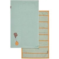 Sterntaler® Handtücher Kinderhandtuch 2er-Pack BÄR Bo, Frottee (1-St), Kinderhandtuch DP, aus Frottee, schöne Webkanten, süßer Applikationen