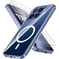 SmartUP Smartphone-Hülle + 2X Schutzglas für Xiaomi 17T MagSafe Case Display Full Cover Screen 6,59 Zoll, kompletter Rundumschutz