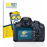 BROTECT Displayschutzglas Folie für Canon EOS 2000D, Schutzfolie Glas Panzer Display Schutz klar