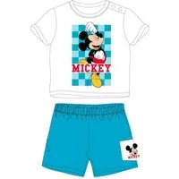 Disney Mickey Mouse Shirt & Hose Baby-Bekleidungs-Set 'Fröhliche Mickey Mouse', Kurzarmshirt & kurze (Set, 2-tlg)
