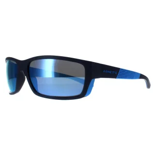 Arnette Rectangle Herren dunkelblau dunkelgrau spiegeln Wasser polarisiert AN4336 Frambuesa
