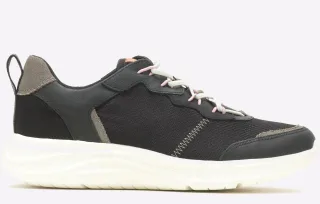 Hush Puppies Elevate Bungee Damen-Sneaker Aus Schwarzem Leder