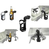 Delphin.sk Flaschenhalter Delphin DrinxHOLD Universal-Getränkehalter - Flaschen, Dosen - Fahrrad, (1-St), Schwenkbar