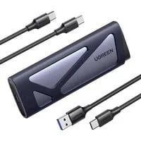 CM767 USB 3.2 10Gbps M.2 NVMe & SATA, Laufwerksgehäuse grau/silber