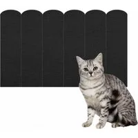 Agger Kratzbrett Wand-Kratzbrett für Katzen, Kratzschutz-Wandpaneel für Katzenpfoten, Kletter-Kratzbrett für Katzen, selbstklebendes dekoratives Wandpaneel