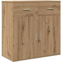 vidaXL Sideboard Sideboard Artisan-Eiche 78 x 38 x 80 cm Holzwerkstoff (1 St)