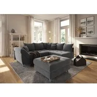COLLECTION AB Ecksofa Innsbruck L-Form, B: 247 cm, 3 Zierkissen, Federkern