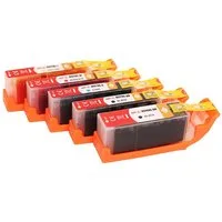 Colori Tintenpatrone (Kompatibles Set 5x Patrone für Canon 570XL 571XL Pixma MG-5750, G7700 MG7750 MG7751 MG7752 MG7753 TS5050 TS5051 TS5052 TS5053 TS5055 T)