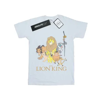 Disney Herren Der König der Löwen Gruppen-T-Shirt (Weiß)