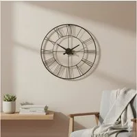 SCENA LIVING Wanduhr Wanduhr im Industriestil ARATIO, Ø 70 cm