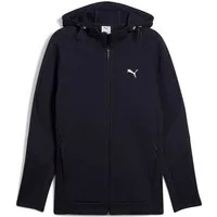 PUMA Kapuzensweatshirt EVOSTRIPE FULL-ZIP HOODIE DK mit Kapuze, sportlicher Stil, mit Reißverschluss