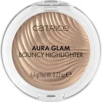 Catrice Highlighter AURA GLAM BOUNCY HIGHLIGHTER, in einer strahlenden, goldfarbenen Shade für traumhaften Glow