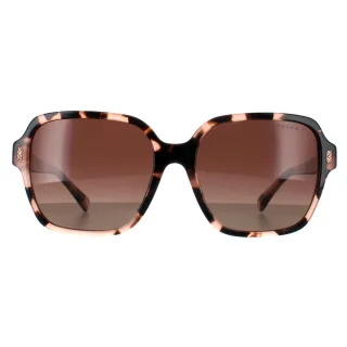 Ralph by Ralph Lauren RA5304U 6058T5 glanzend roze havana bruin gradiÃ«nt gepolariseerde zonnebril