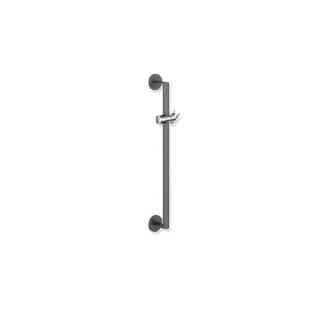Hewi System 900 Brausehalterstange 900.33.03060DD Edelstahl pulverbeschichtet dunkelgrau perlglimmer tiefmatt/chrom, 600 mm, Stange