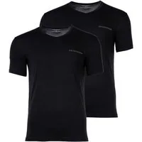 Emporio Armani T-Shirt Herren T-Shirt 2er Pack Baumwolle CORE LOGOBAND (Packung, 2er Pack)