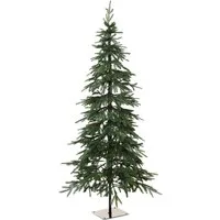 VIVANNO Künstlicher Weihnachtsbaum Kunststoff PINSAPO Konisch - Grün Naturgetreu, 90x90x180 cm