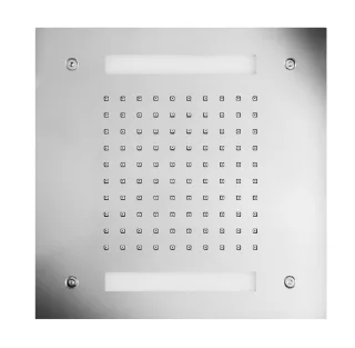 Herzbach LED-Deckeneinbaubrause 300mm x 300mm Regen poliert , 11.630300.2.01 11.630300.2.01