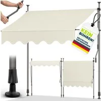 tillvex Klemmmarkise tillvex Balkonmarkise Markise Klemmmarkise Sonnenmarkise Handkurbel