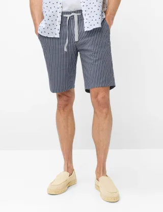 Brax Herren Bermuda Style BOZEN MIDNIGHT, Blau, Gr. 35