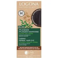 LOGONA Haarfarbe Pflegende Pflanzen-Haarfarbe Pulver - Kaffeebraun 100g