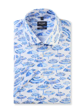 OLYMP - Modern Fit : Businesshemd blau - Gr. - 42