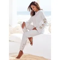 Elbsand Hoodie Strickpullover mit eingestricktem Logo, Loungewear