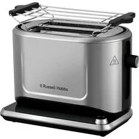 RUSSELL HOBBS Toaster Toaster Attentiv 26210-56 2-Scheiben Toaster, für 2 Scheiben, 1650 W, Digitale Touch-Bedienfläche extra breite Schlitze