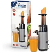 Genius Entsafter Genius Slow Juicer Entsafter Mini für Gemüse Obst, 130 W, geräuscharm