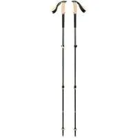Trekkingstöcke Trail Cork, Fitnessgerät grün/beige, 1 Paar, 100-140 cm