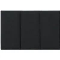 neu.haus Wandpolster, (Set, 3 Stück), »Carpino« Wandkissen Textil 60 x 30 cm Schwarz