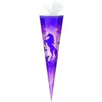Verpackungsmittel GmbH Markneukirchen Schultüte Schultüte / Zuckertüte / 85cm / eckig / "Einhorn"