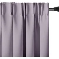 AmeliaHome Gardine Gardine Vorhang Einfarbig Verdunklungsvorhang Aufhängung Pleat (1 St), Kräuselband, verdunkelnd
