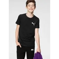 PUMA T-Shirt ACTIVE SMALL LOGO TEE B für Jugendliche, sportlicher Stil, mit Rundhalsausschnitt