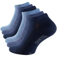 Stark Soul® Sneakersocken Sneaker Socken Mesh gekämmte Baumwolle, Premium Qualität, Unisex 6 Paar