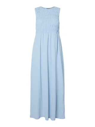 PIECES - PCBETTY SL SMOCK DRESS JRS BC Cashmere Blue - Gr. - S