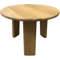 Woodroom Beistelltisch Pula (50 cm oder Ø 70 cm), Couchtisch, Ablagetisch, massive Wildeiche geölt