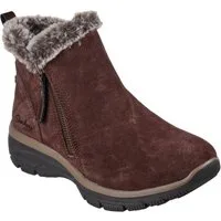 Skechers EASY GOING - HIGH ZIP Winterboots Winterschuh mit Fellimitatkragen