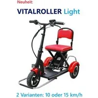 VITALWORXX Elektromobil VITALROLLER Light OHNE ZULASSUNG FÜR DEN ÖFFENTLICHEN RAUM !!!, 10 km/h