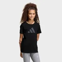 adidas Sportswear T-Shirt JUNIOR GIRLS ANIMAL PRINT GRAPHIC