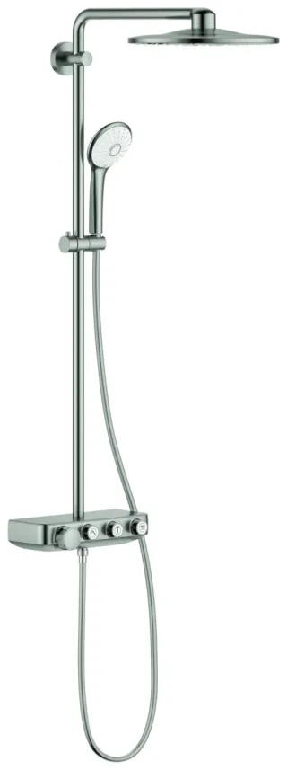 GROHE Duschsystem Euphoria SmartControl 310 Duo 26507 mit THM supersteel, 26507DC0 26507DC0