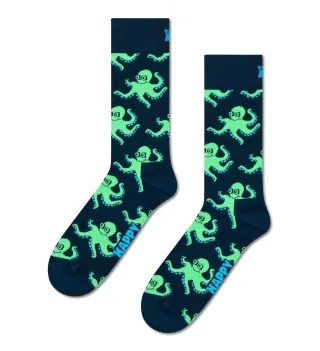 happy socks - Octopus Sock Blau - Gr. - 43.5