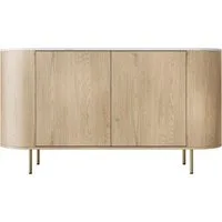 MIRJAN24 Kommode Lygrint 140 2D (mit zwei Drehtüren), 139x40x75 cm
