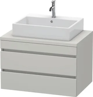 Duravit DuraStyle Konsolenwaschtischunterbau wandhängend Betongrau Matt 800x548x512 mm - DS531700707 DS531700707