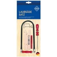 Pebaro Kinder-Werkzeug-Set Laubsägeset: Holzbrettchen + Drillbohrer, 705P