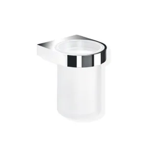 Hewi System 800 Becher 8000411045 Kristallglas satiniert, mit Halter verchromt