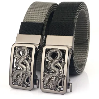 ENNIU 125cm Metal Buckle Tactical Belt Nylon Army Military Outdoor Casual Belt for Men Women